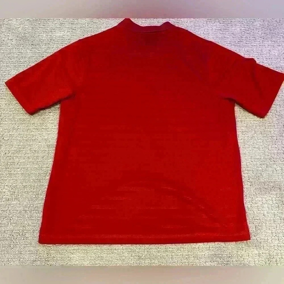 UNLV Adidas Red Performance golf Polo w/Logo Short Sleeve NCAA- Medium color Red - Picture 5 of 5